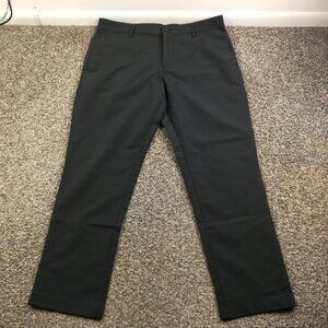 NWT 2025 Banana Republic Pants Performance Chino Flat Front Black 34x28 Slim Fit